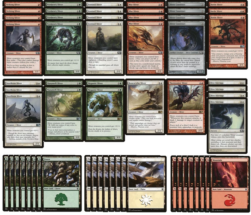 Sliver Deck - Modern Legal - Custom Built - Magic The Gathering - MTG - 60 Card